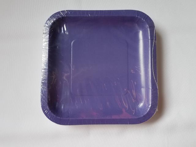 Rental store for .PLATE, 7IN SQUARE PURPLE, 18CT. in Kokomo IN