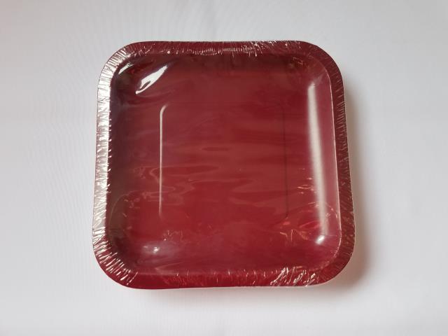 Rental store for .PLATE, 7IN SQUARE BURGUNDY 18CT. in Kokomo IN