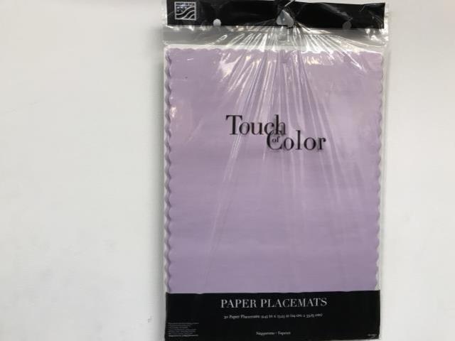 Rental store for .PLACEMATS, LUCIOUS LAVENDER in Kokomo IN