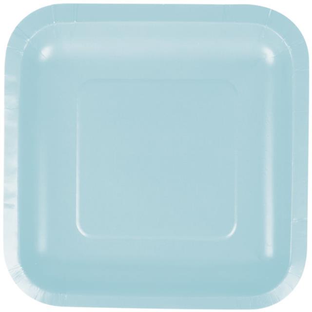 Rental store for .PLATE, 7IN SQUARE PASTEL BLUE, 18CT. in Kokomo IN