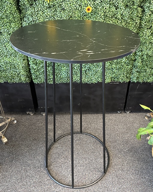 Rental store for TABLE, MARBLE TOP BISTRO 27 X42 H in Kokomo IN