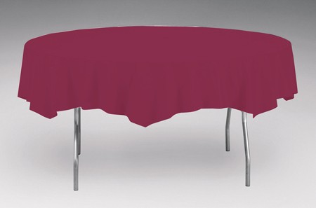 Rental store for .TABLECOVER, 82  OCTY-ROUND BURGUNDY in Kokomo IN